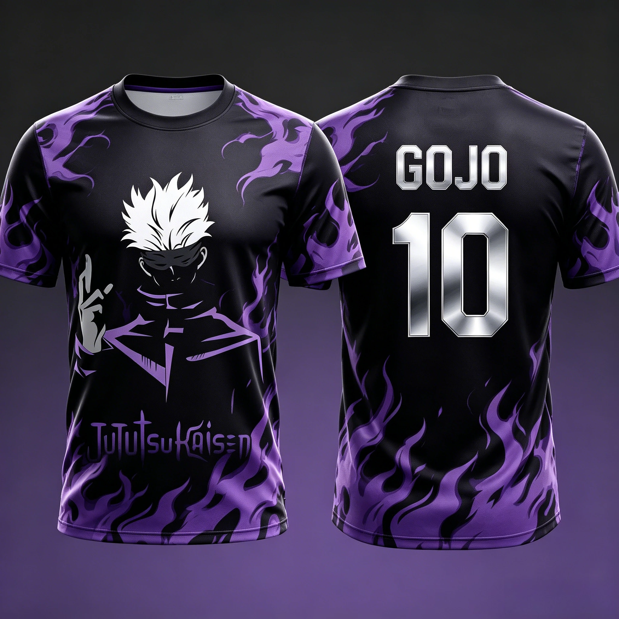 2026 Summer Jujutsu Kaisen Retro Cosplay T-shirt Men's 3D Printed Jiu Jitsu Short-sleeved Family Unisex Children's Sports Shirt