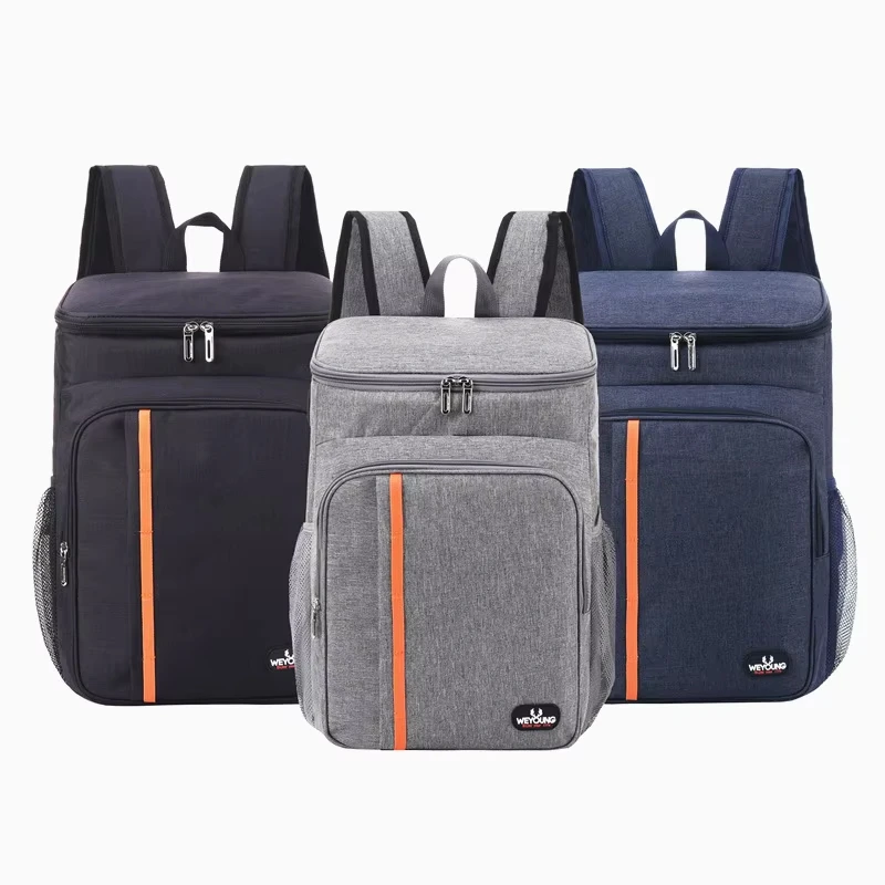 20l portátil saco de almoço térmico caixa de alimentos durável à prova dwaterproof água refrigerador gelo isolado caso acampamento oxford jantar mochilas icebox