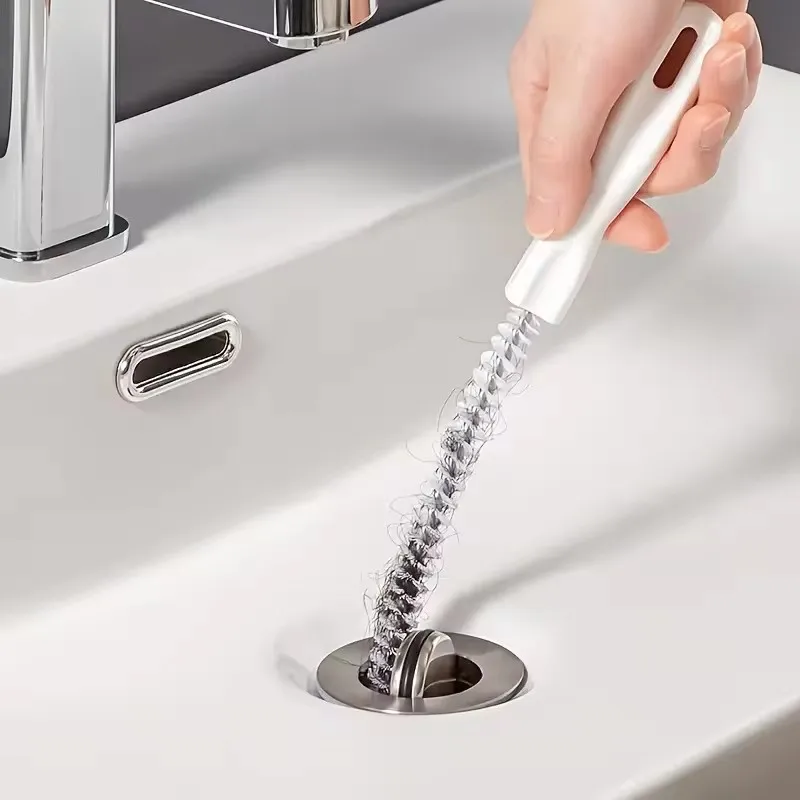Home Household Drain Cleaning Tool For Hair And In The Kitchen Bathroom Washbasin Anti Clogging Cleaning Rod Pipe Unclogger 45cm