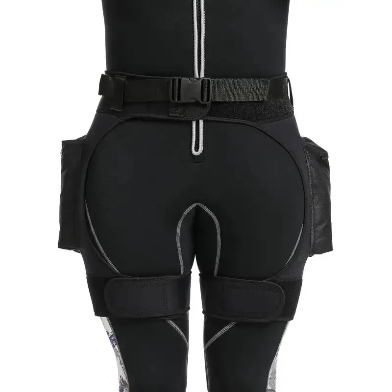 Celana Pendek Selam Neoprene 3/5mm Pria Wanita Unisex dengan Kantong Tugas Berat untuk Menyelam Scuba Snorkeling Berselancar Kayak
