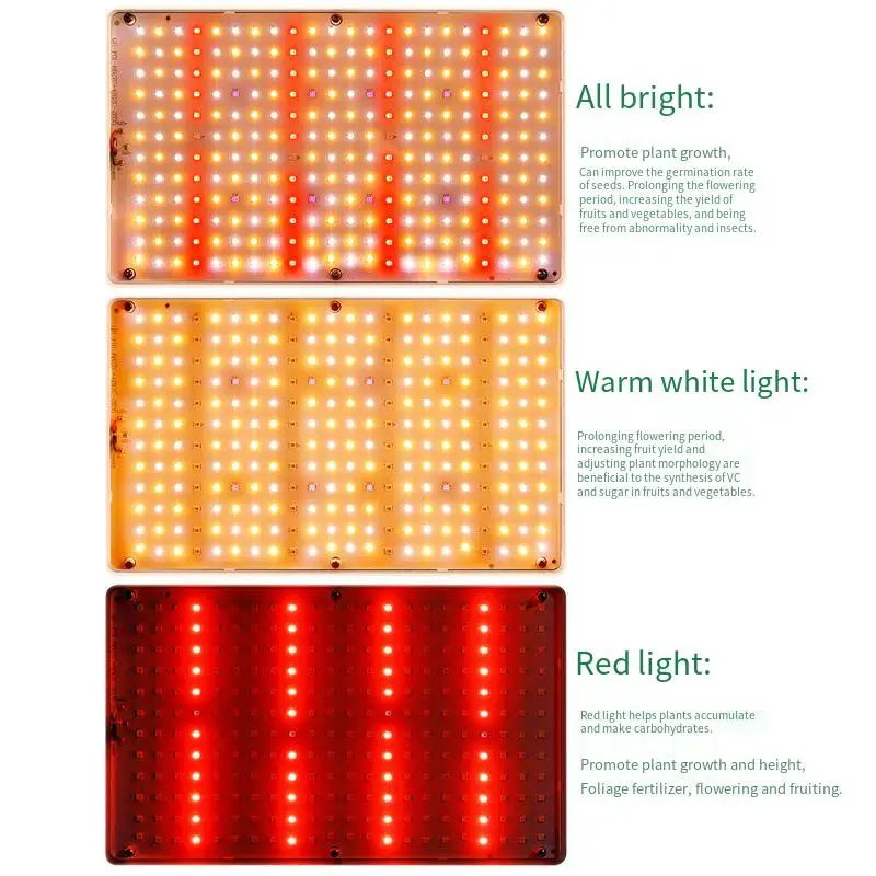 T ترايبود سطح المكتب النمو ضوء ضوء النبات ثلاثة ألوان قابل للتعديل توقيت ضوء النبات داخلي الدفيئة زراعة النمو الخفيفة #6