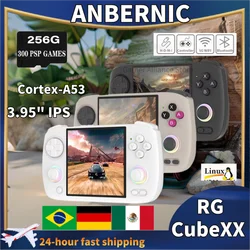 ANBERNIC RG CubeXX RGcubeXX Retro Handheld Games Console Video Game Consoles Linux 3.95 Inch IPS Screen PSP Games Birthday Gifts