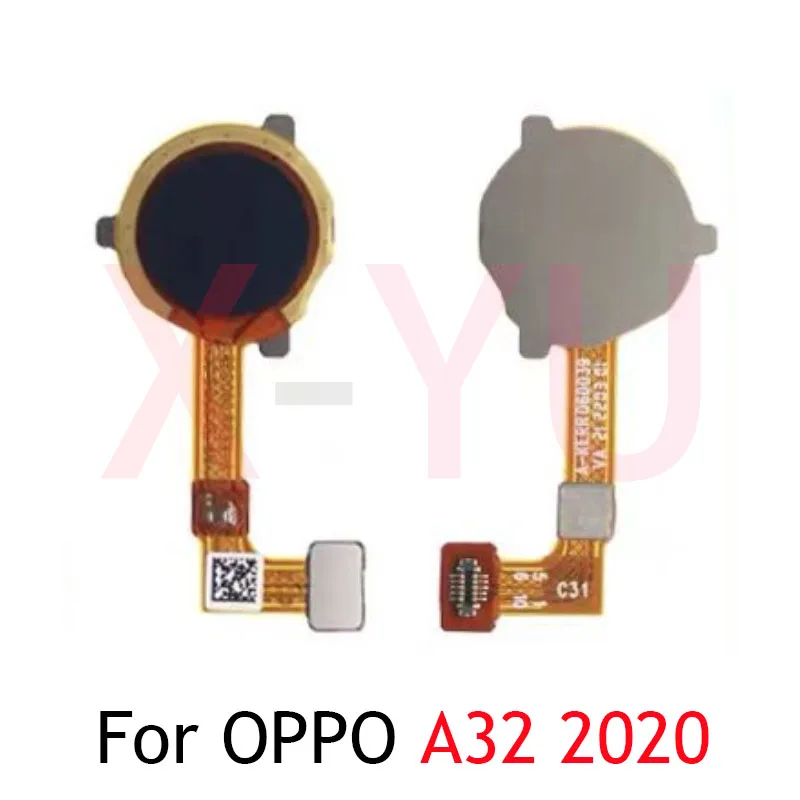 

Для OPPO A15 / A32 2020 / A53 2020 устройство для чтения отпечатков пальцев Сенсорный идентификатор Кнопка возврата Главная кнопка гибкий кабель