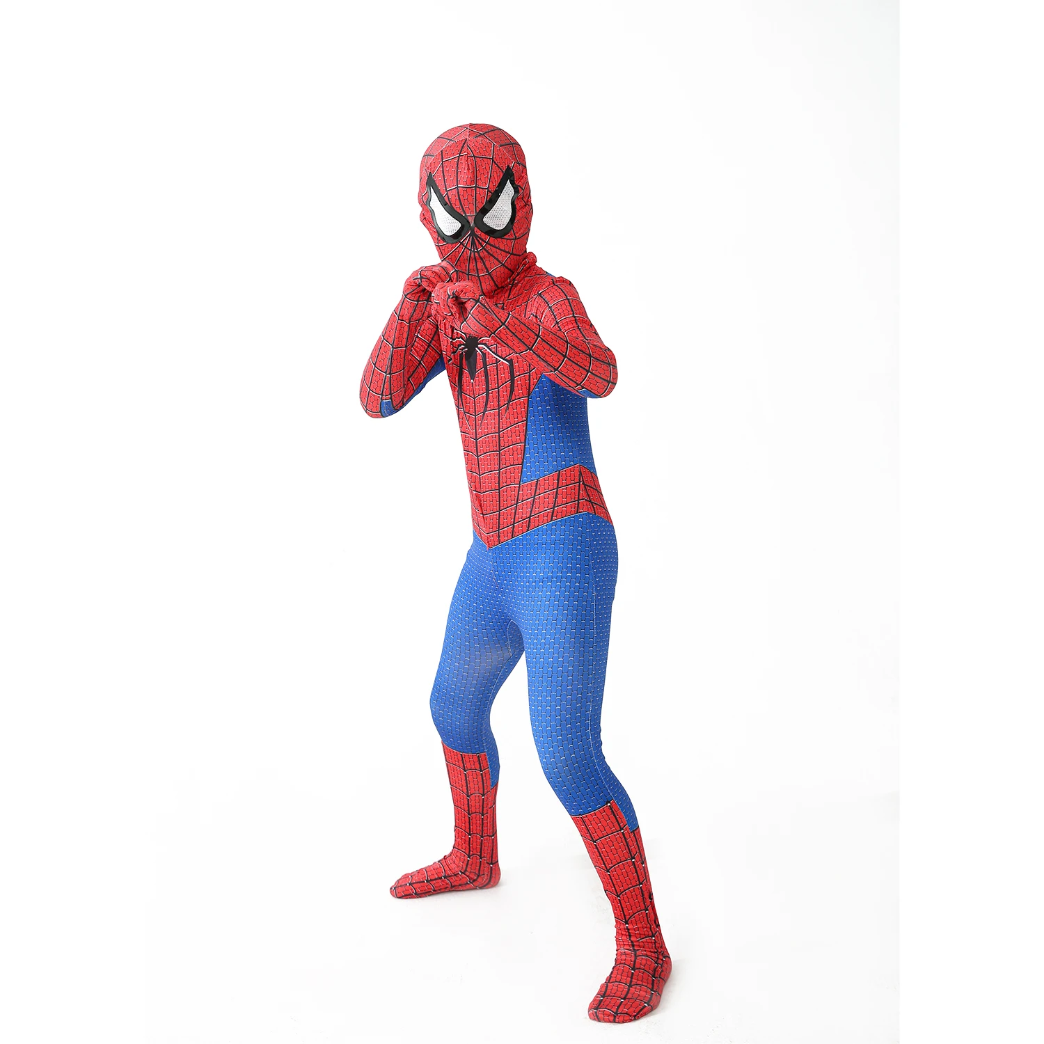 New Miles Morales lontano da casa Costume Cosplay Zentai Spiderman Costume supereroe body Spandex vestito per bambini su misura