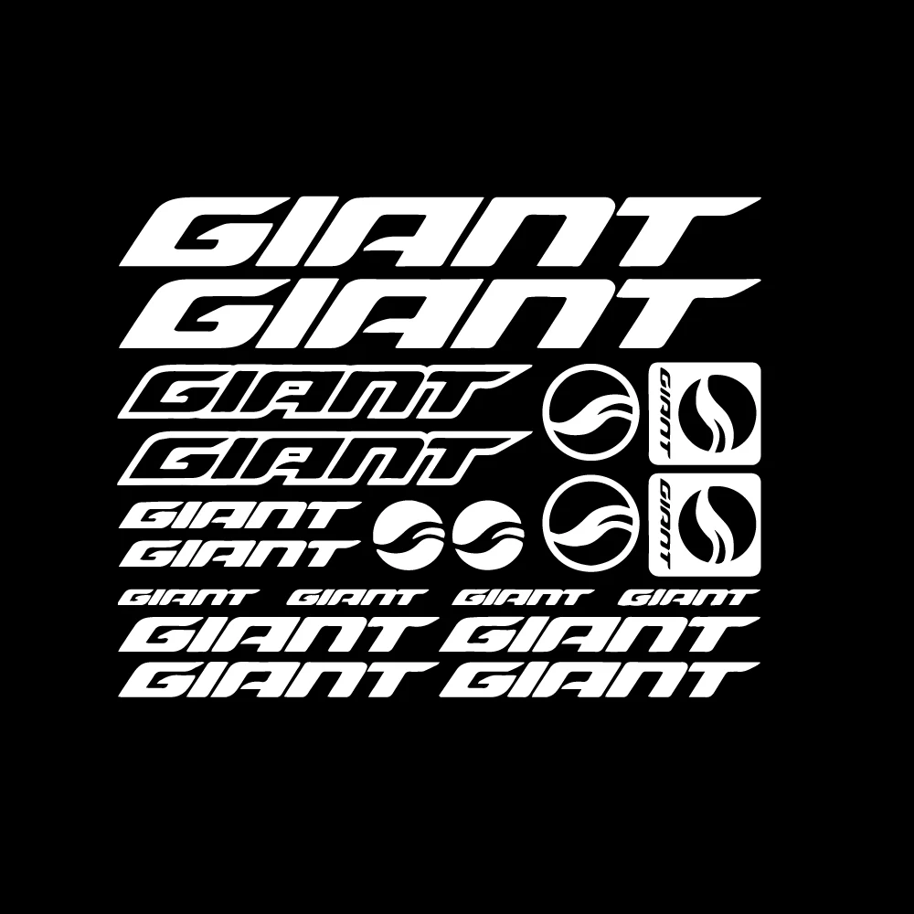 FUNNY 20X for KIT GIANT ADESIVI BICI CAR STICKERS BIKE MTB BDC BICICLETTA PRESPAZIATI PVC DECAL