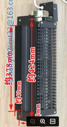 FB-1042B Elevator Car Roof Cross Flow Fan AC220V 28W Double Speed Low Noise Ventilation Fan