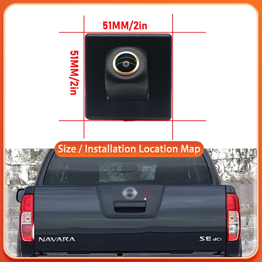 170°Rear View Reverse Camera For Nissan Navara NP300 ST 2005~2013 2014 2015 2016 2017 2018 HD AHD CCD Night Vision Backup Camera