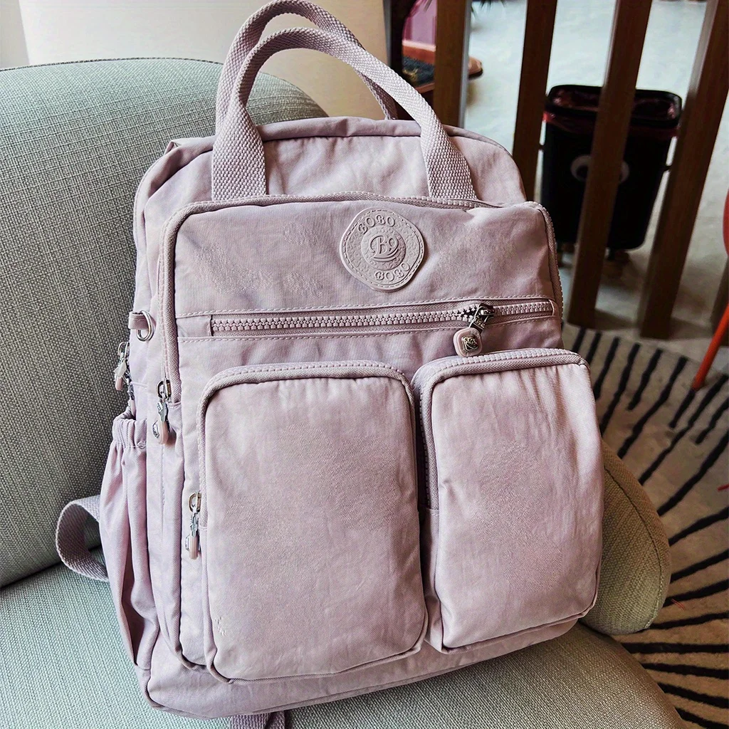 

Женский двойной рюкзак — легкий, большой вместимости, прочный и стильный цвет для колледжа и путешествий.