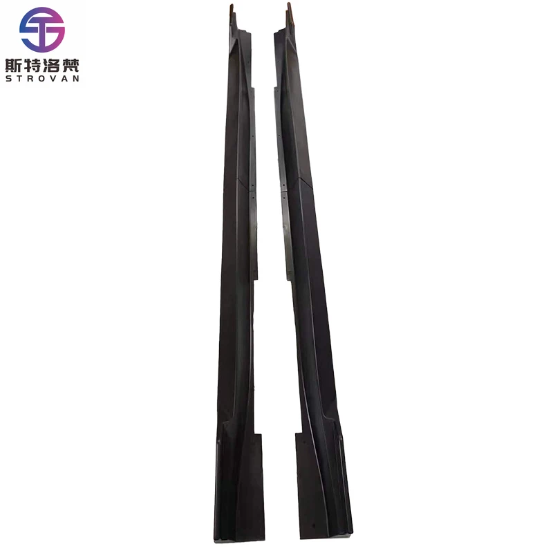 

STLF Car Exterior Accessories Parts Car Body Kits PP Plastic Side Skirts for INFINITIS Q50 Q50S 2014-2021