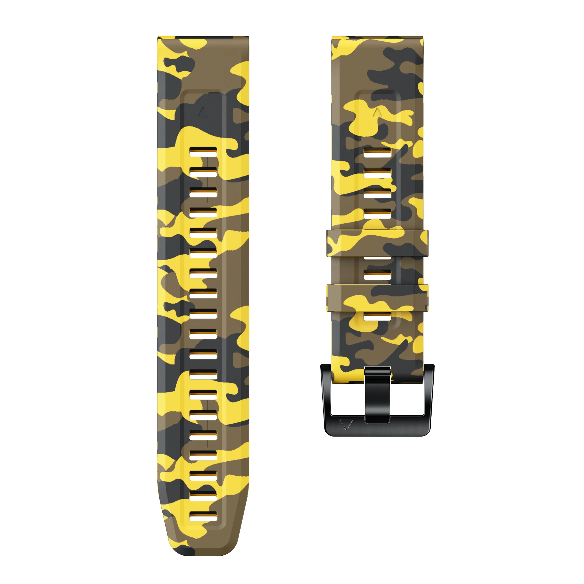 22 26mm Quick Fit Silicone Camouflage Wristband Strap For Garmin Fenix5 5X 5XPlus 6 6X 6XPro 7 7X Watch Band Instinct Bracelet