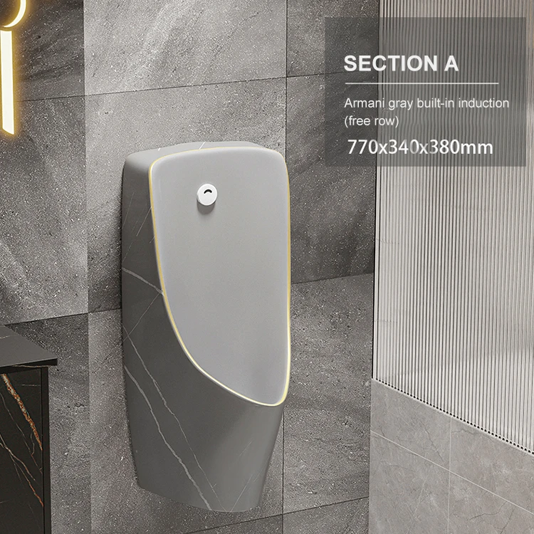 Wholesale Home Hotel Sanitary Ware Wall Mount Ceramics Small Sensor Urinal Modern