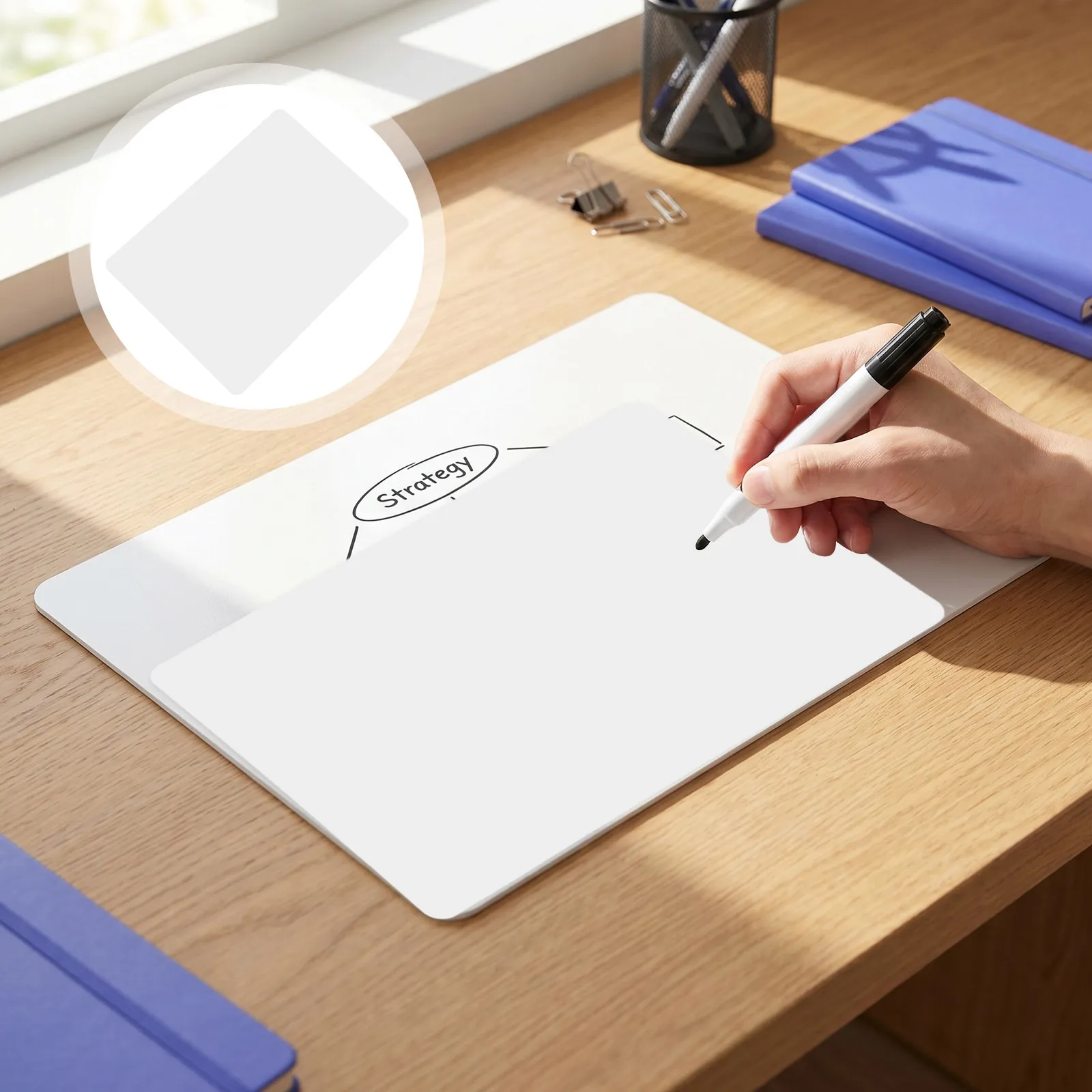6 Pcs Erasable Writing Tablet Handheld Small Whiteboard Desk Note Dry Erase Lapboard Memo