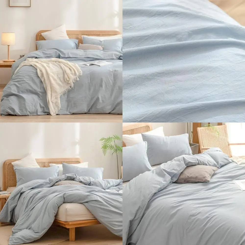 

Комплект пододеяльников из 100% хлопка и льна — мягкое, удобное, легкое постельное белье для шикарного домашнего декора однотонного кукурузного цвета