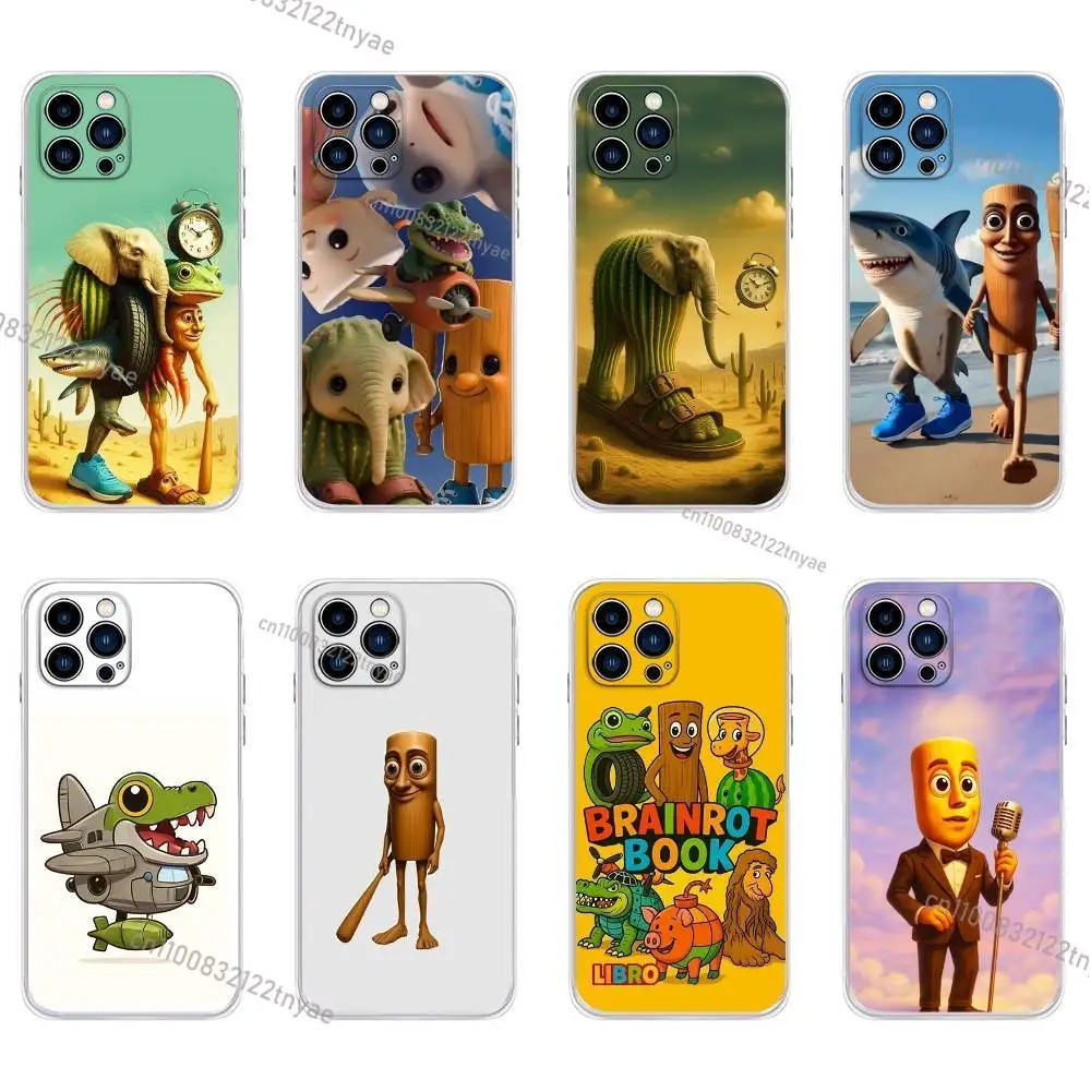 

ITALIANO BRAINROT animal Phone Case For IPhone17,16,E,15,14,13,12,11 Pro Max XR XS Max Plus Cute INS Cover Case