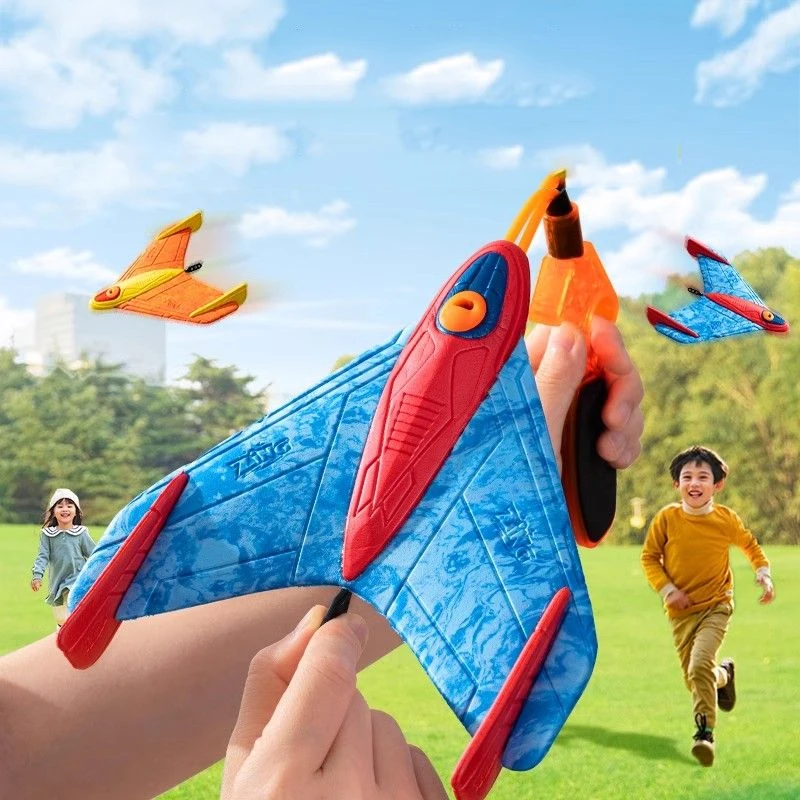 Ejection Foam Aircraft Gliding Boomerang Outdoor Portable EDC Creative Toy Tool