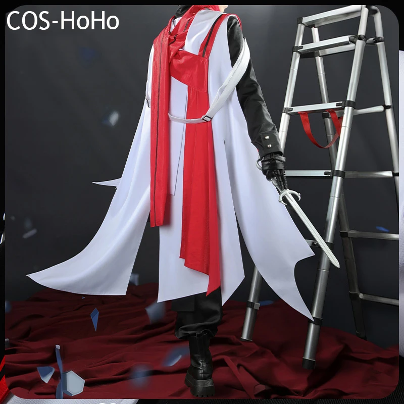 COS-HoHo الفرسان المنفذي لعبة البدلة رائع وسيم موحدة تأثيري حلي هالوين حفلة لعب الأدوار الزي أي حجم