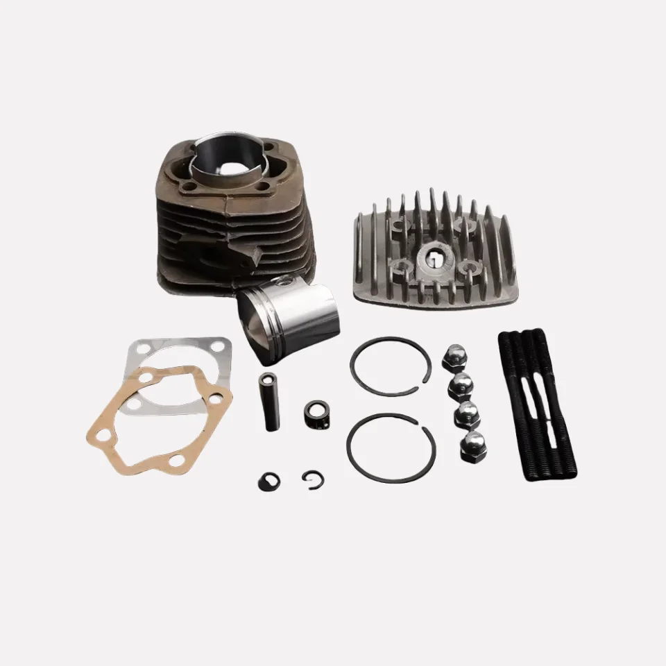 66cc 80cc 2 Stroke Engine Kit for Electric Bicycle Motorized Bike with Cylinder Head Cylinder Piston Parts Upgrade
