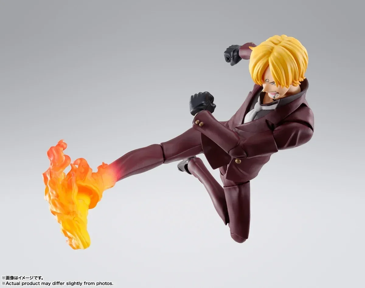 

One Piece S.H.Figuarts Sanji Luffy Anime The Raid On Onigashima Action Figure Statue Model Doll Decoration Christmas Toys Gift