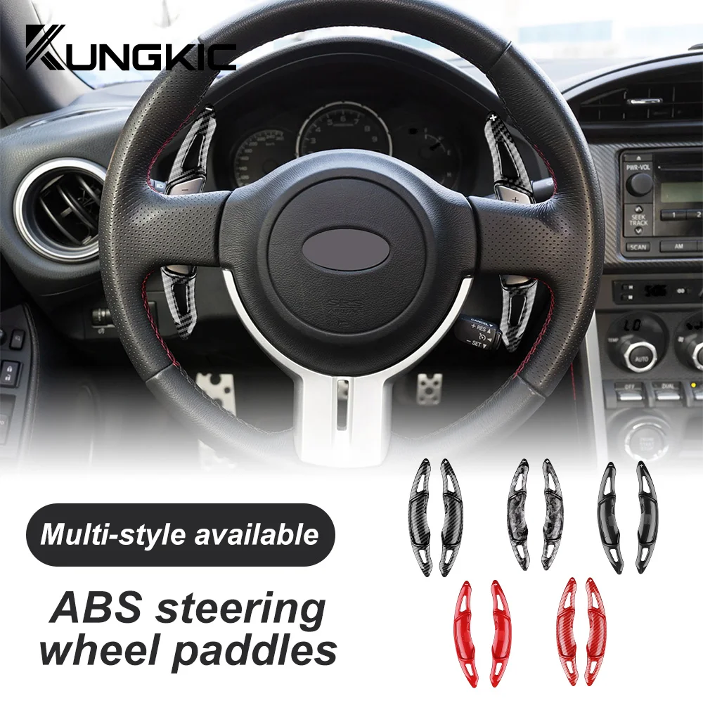 Car Steering Wheel Shift Paddle Shifter Extended Carbon Fiber ABS For Subaru BRZ Impreza WRX XV Crosstrek Forester For Toyota 86 view 3