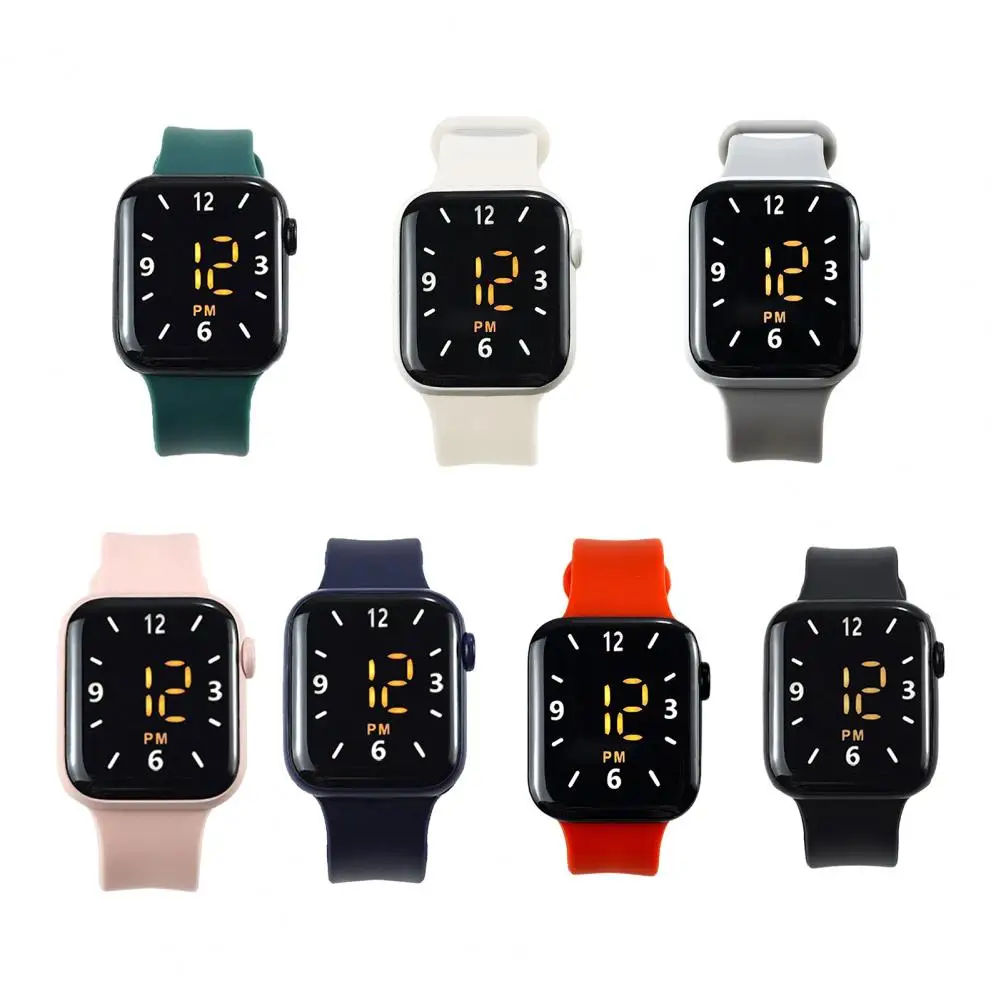 Luminous Smart Watch Waterproof Watch LED Display Accurate Time Smart Watch Comfortable Strap Sports Watch