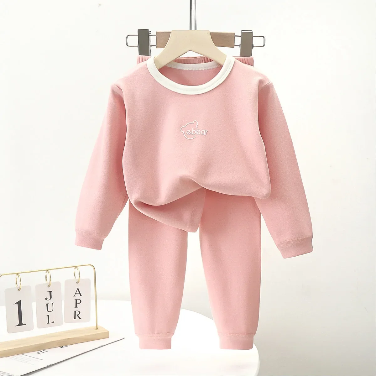 Set di biancheria intima termica per bambini ragazzi ragazze abbigliamento autunnale imbottito cade pantaloni bambino addensato autunno e inverno