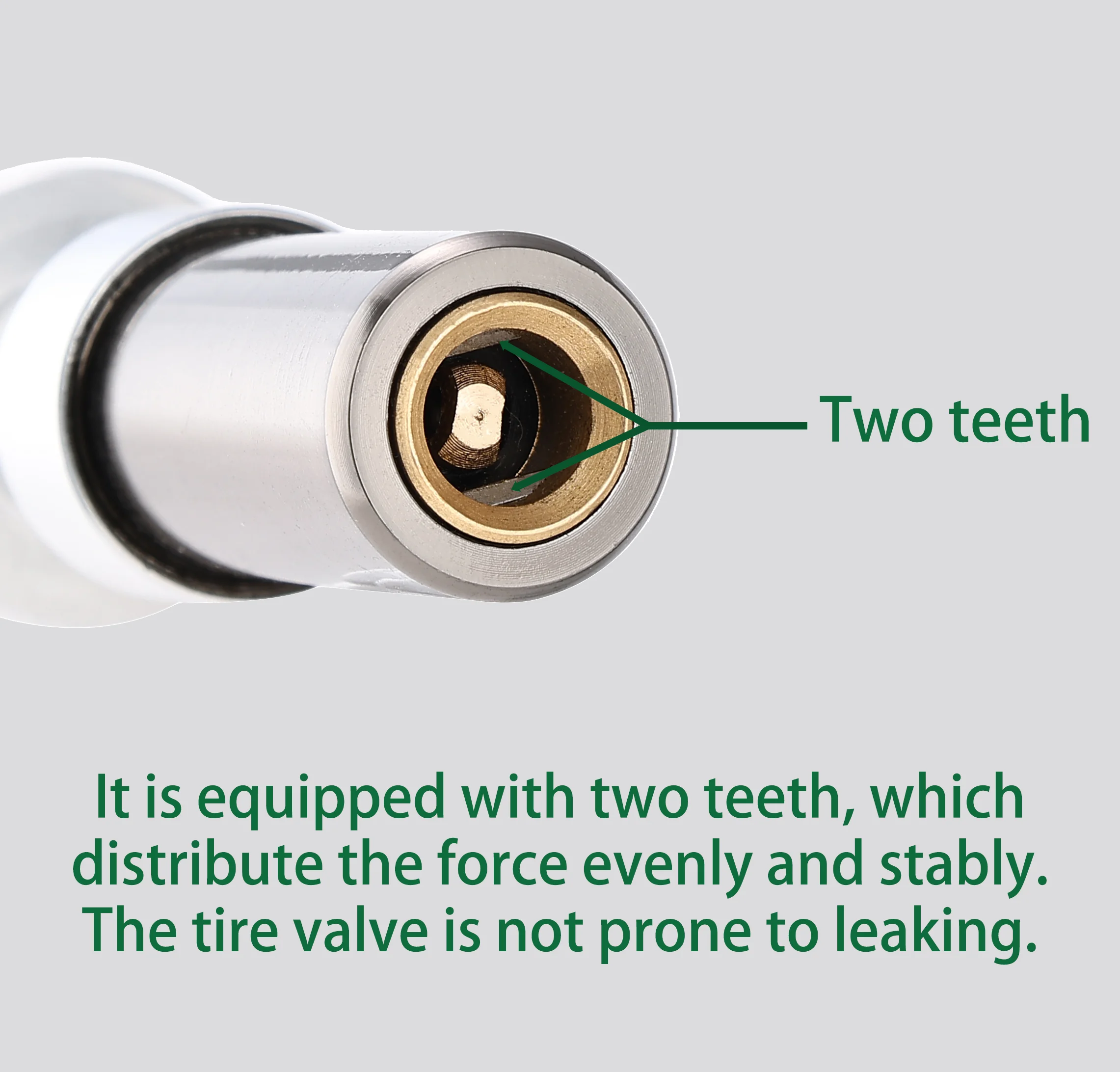 Self-Locking Tire Air Chuck, Double Teeth Lock on Tire Chuck, Open Flow, Applicable Tire Pressure Gauge, Air Compressor
