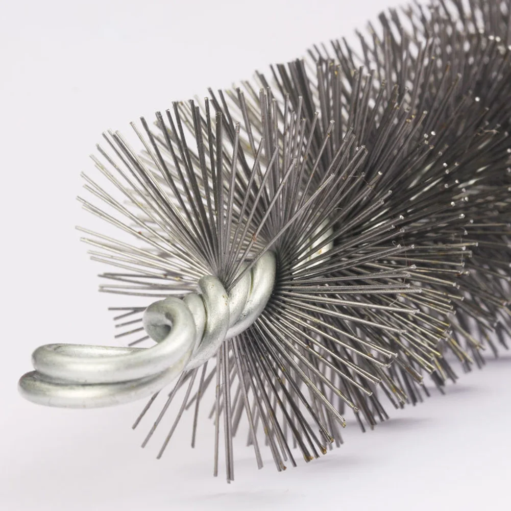 3PCS Furnace Pipe Wire Brush Boiler Brush Chimney Brush 30/50/80 Mm Rotary Brush Pipe Brush Fireplace Inner Wall Cleaning Tools