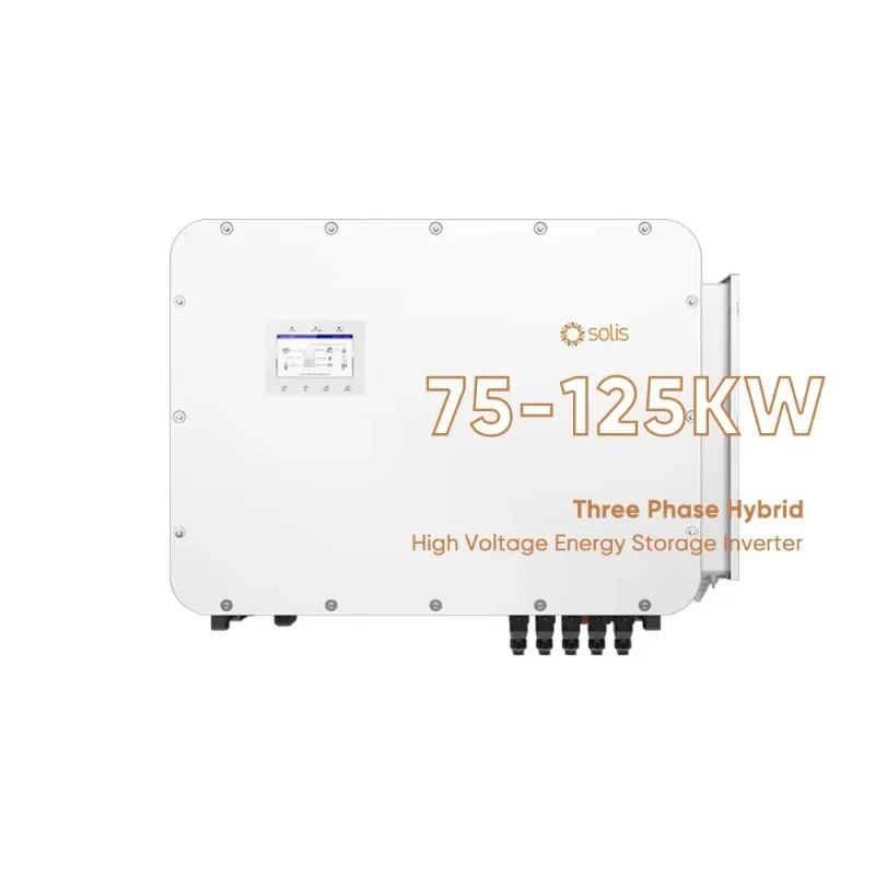 ソリス100KWハイブリッドインバーターと200KWH高電圧リチウム電池による完全な商業用太陽光発電システム