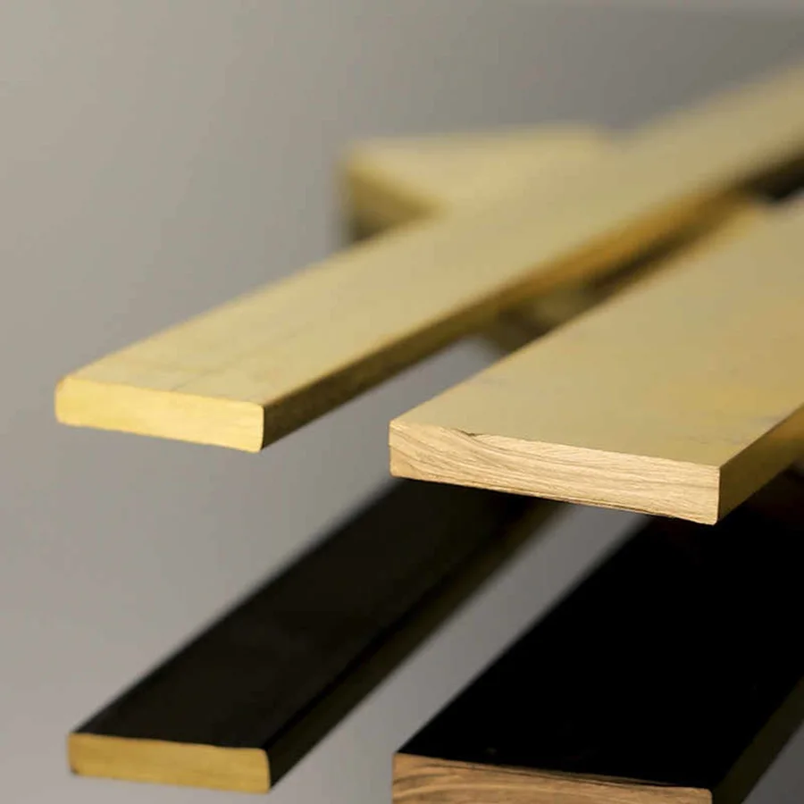 H59 Messing-Flachstab-Plattenstreifen, Dicke 2 mm, 3 mm, 4 mm, 5 mm, rechteckiges massives Blech aus reinem Kupfer, Breite 5/6/8–80 mm, Länge 500 mm