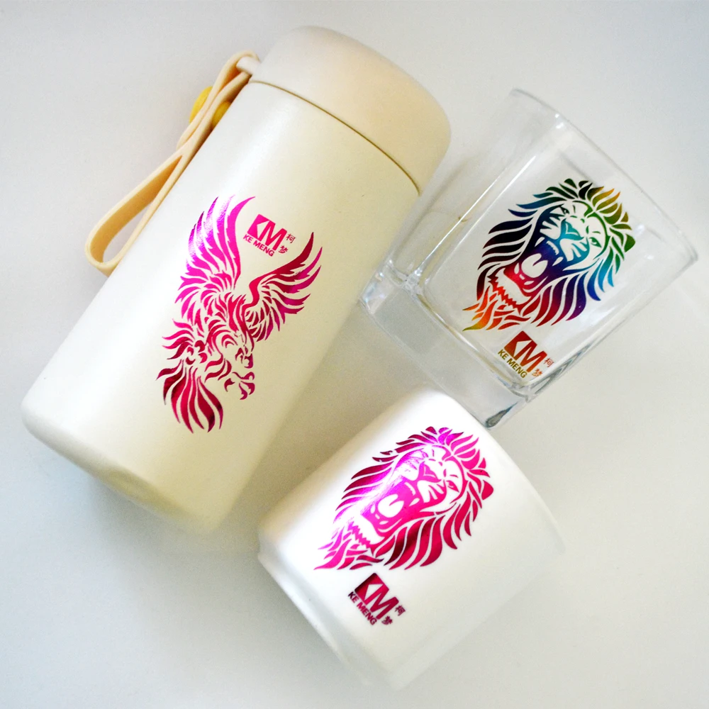 نقل المياه للطباعة الليزر الساخن ختم المياه الشريحة ملصق مائي ورقة Diy بها بنفسك صورة نقل المياه فيلم ورقة للزجاج القدح