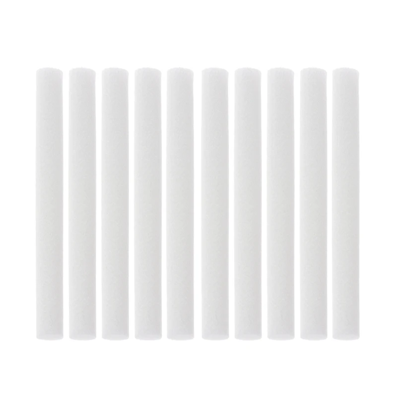 10 Pieces 8mmx68mm Humidifiers Filters Cotton Swab Refill Sticks Replacement