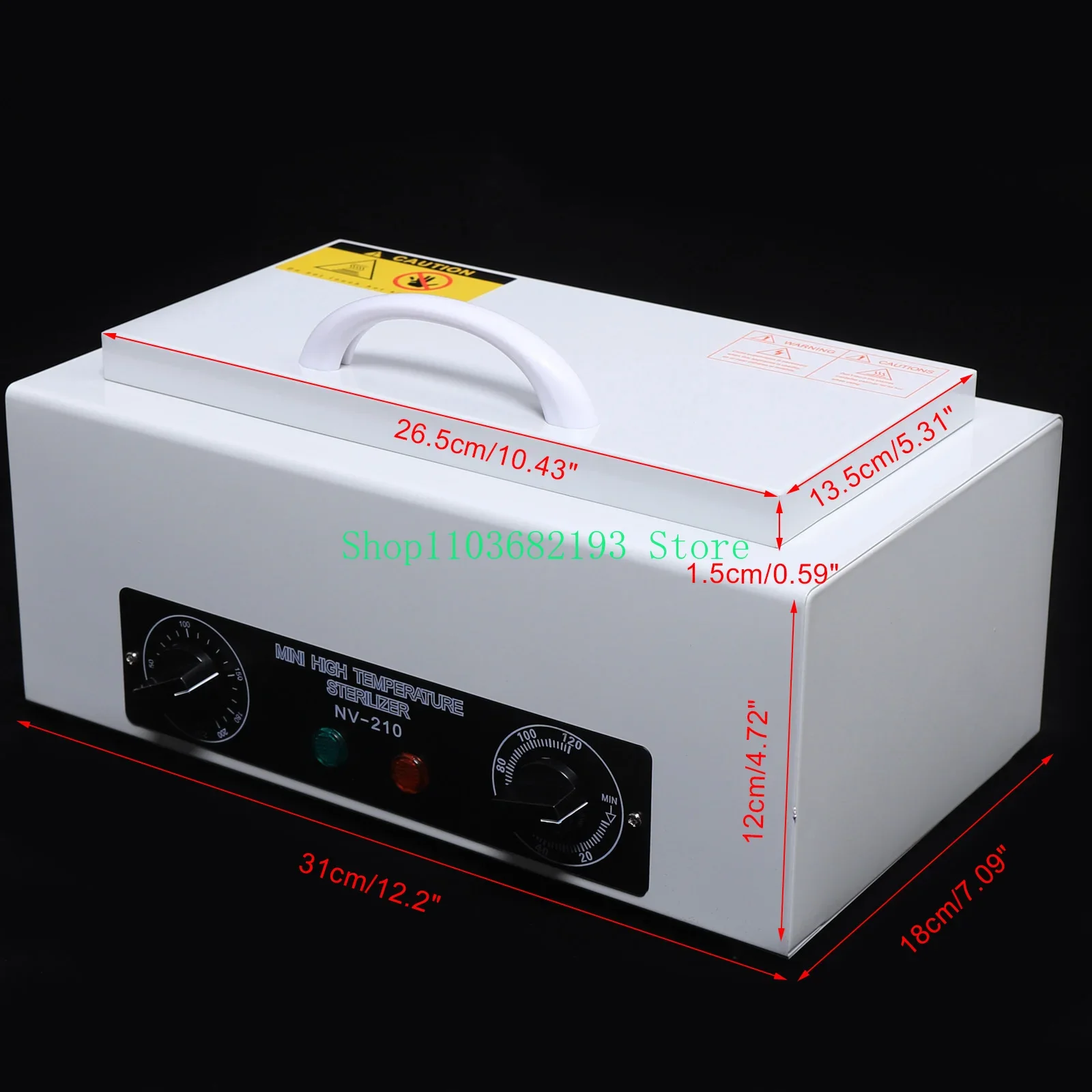 Disinfect Box Salon Spa Dry Heat Sterilizer Cabinet Autoclave Tattoo Disinfect Salon Machine for Nail Makeup Tools Anti Bacteria