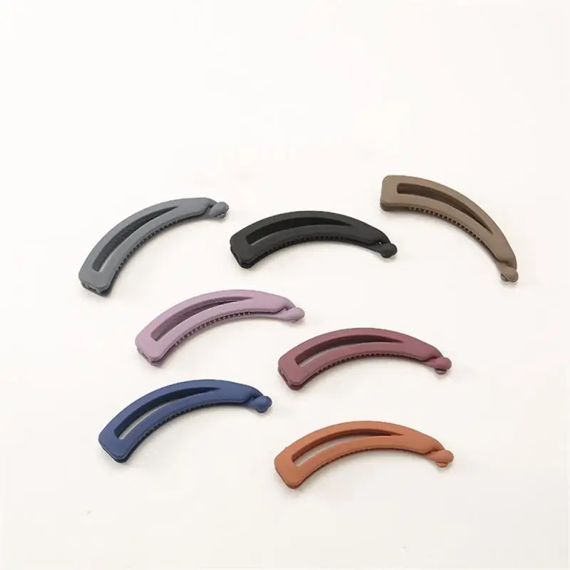 Matte Vintage Banana Clip for Curly Long Straight Short Hair Claw Women Hair Styling Ponytail Holder Hairpin Clamp Grip