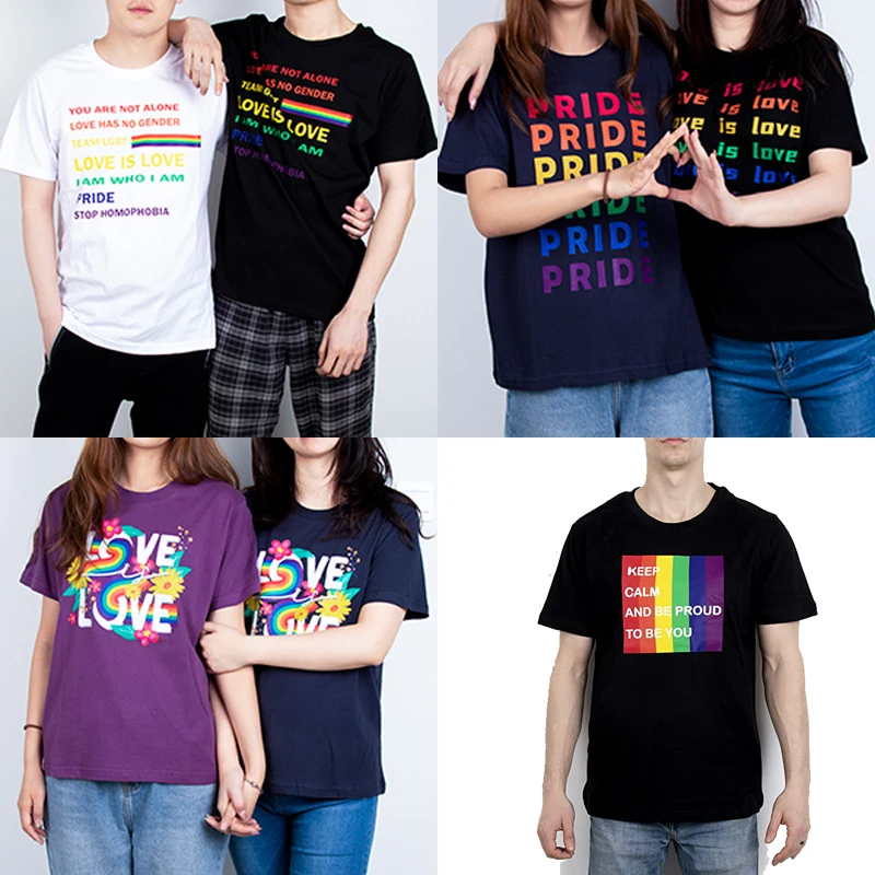 

LGBT Gay Pride Ally Equality Lesbian Bisexual Transgender Queer Retro T-Shirt LGBTQ Sayings Quote Graphic Tee Streetwear Tops