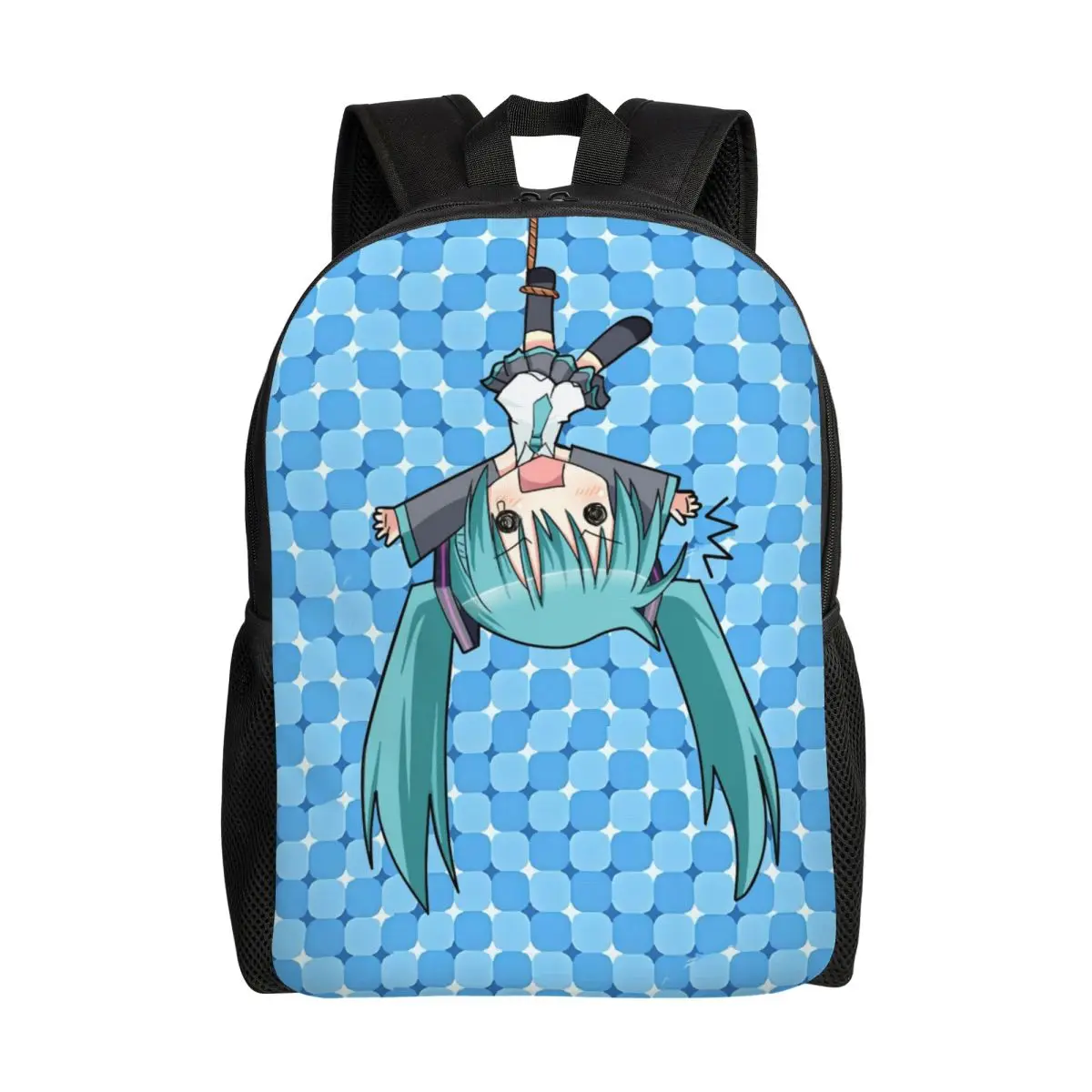 

Custom Hatsuned Mikues Cartoon Backpack for Women Men Water Resistant School College Bag Printing Bookbag
