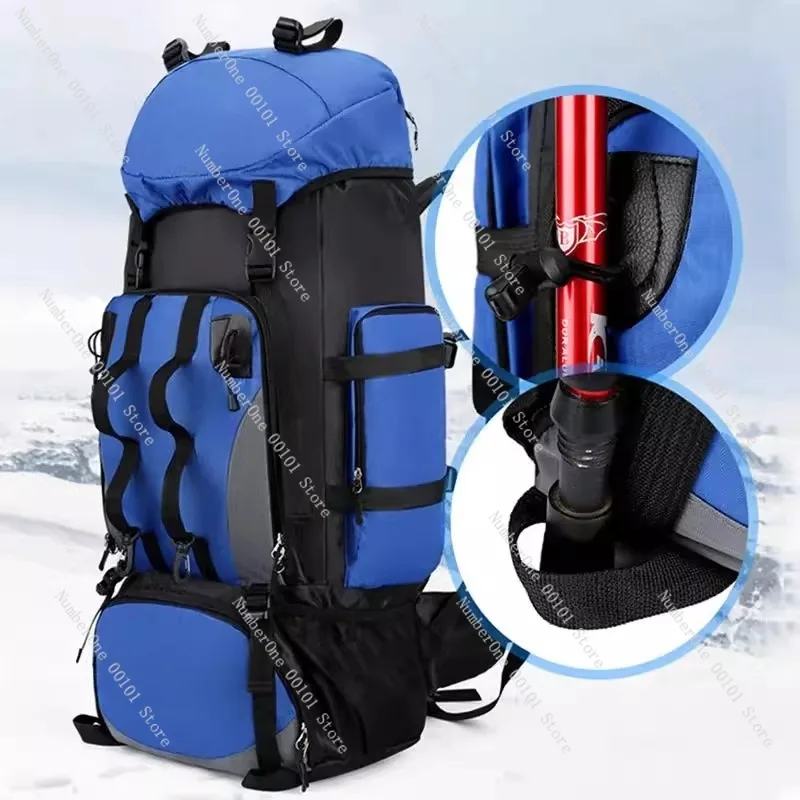 90L Waterproof Hiking Backpack Large Capacity for Camping Trekking Outdoor Travel