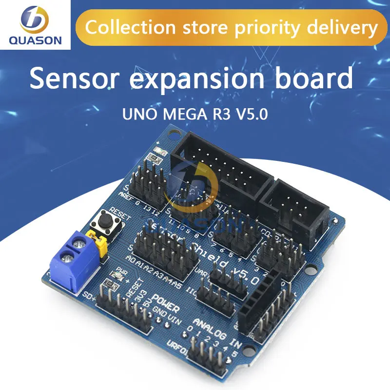 Sensor Shield V5.0 sensor expansion board  MEGA R3 V5 forArduino electronic building blocks of robot parts