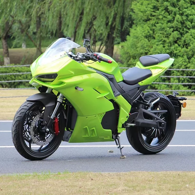 Electric EEC range long Motorcycle 120km/h green Speed High