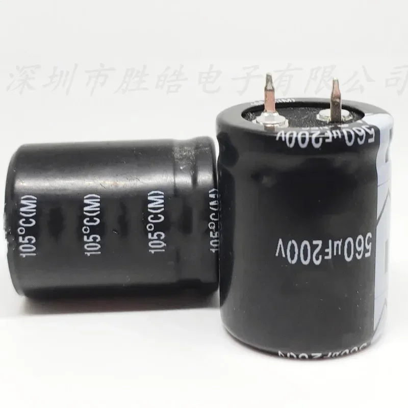 

(2PCS/10PCS) 200V560UF Hard Feet Volume： 30X25mm Aluminum Electrolytic Capacitors