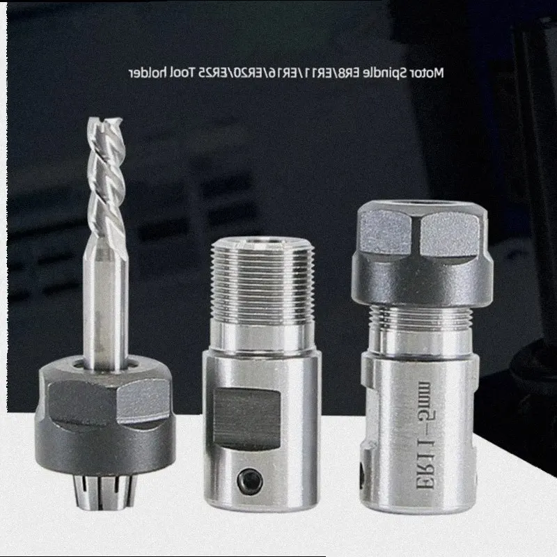 DIY ER11 ER16 ER20 5mm 6mm 6.35mm 7mm 8mm 10mm 12mm 14mm 16mm Motor spindle tool holder chuck High-precision engraving machine