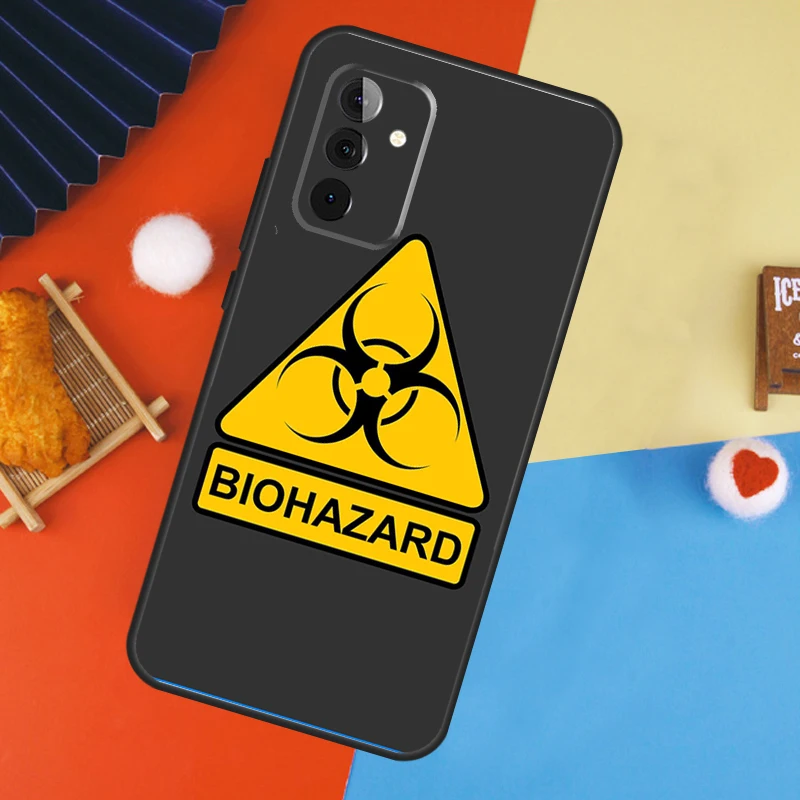 Biohazard Symbol Logo Cover For Samsung Galaxy A15 A25 A35 A55 A52 A32 A12 A14 A34 A54 A51 A71 A53 A33 A13 Case