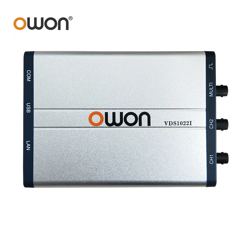 OWON VDS1022(I) PC Digital PC Oscilloscope 25MHz 100MSa/s 2ch+1ch Multi-Trigger Option Ultra-Thin Body Design, Easy Portability