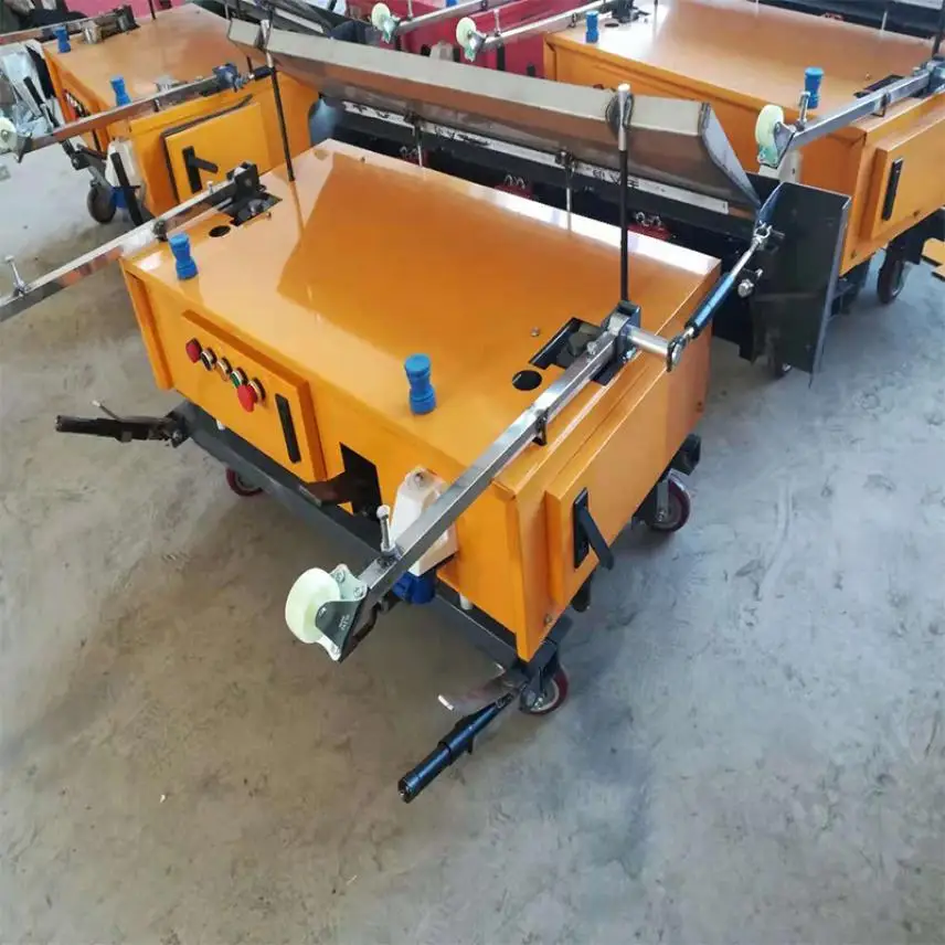 For Sale Wall Screeding Plaster Machine cement automatic plastering machine China Supplier concrete wall making machine