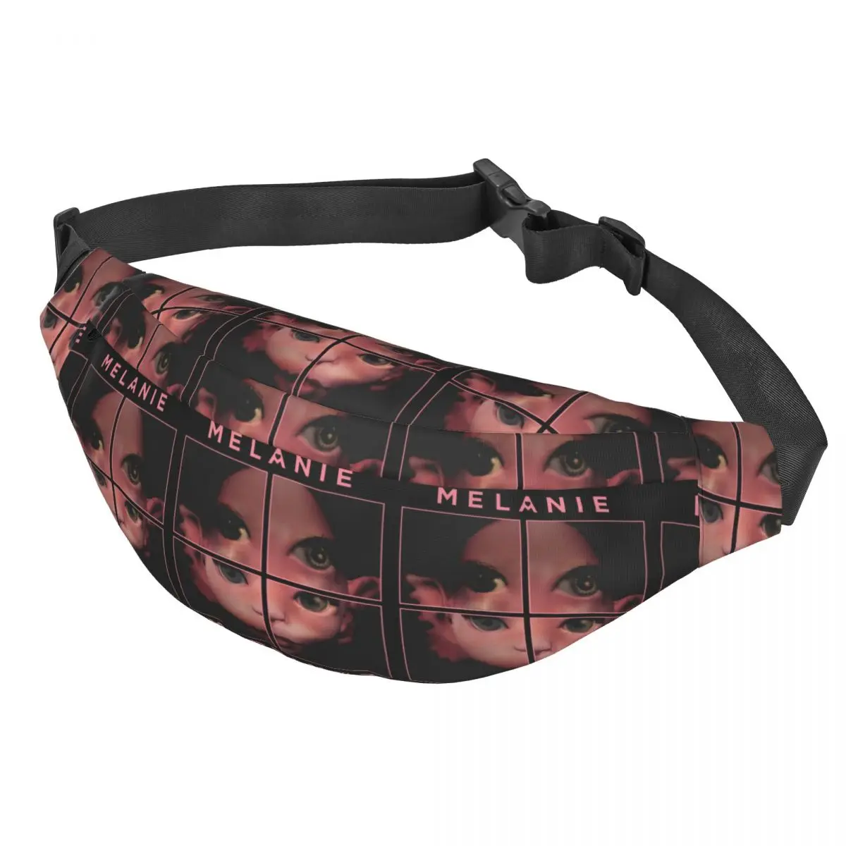 Custom Creative Music Singer Melanie Martinez Fanny Pack Women Men Sling Crossbody Waist Bag Camping Biking Phone Money Pouch