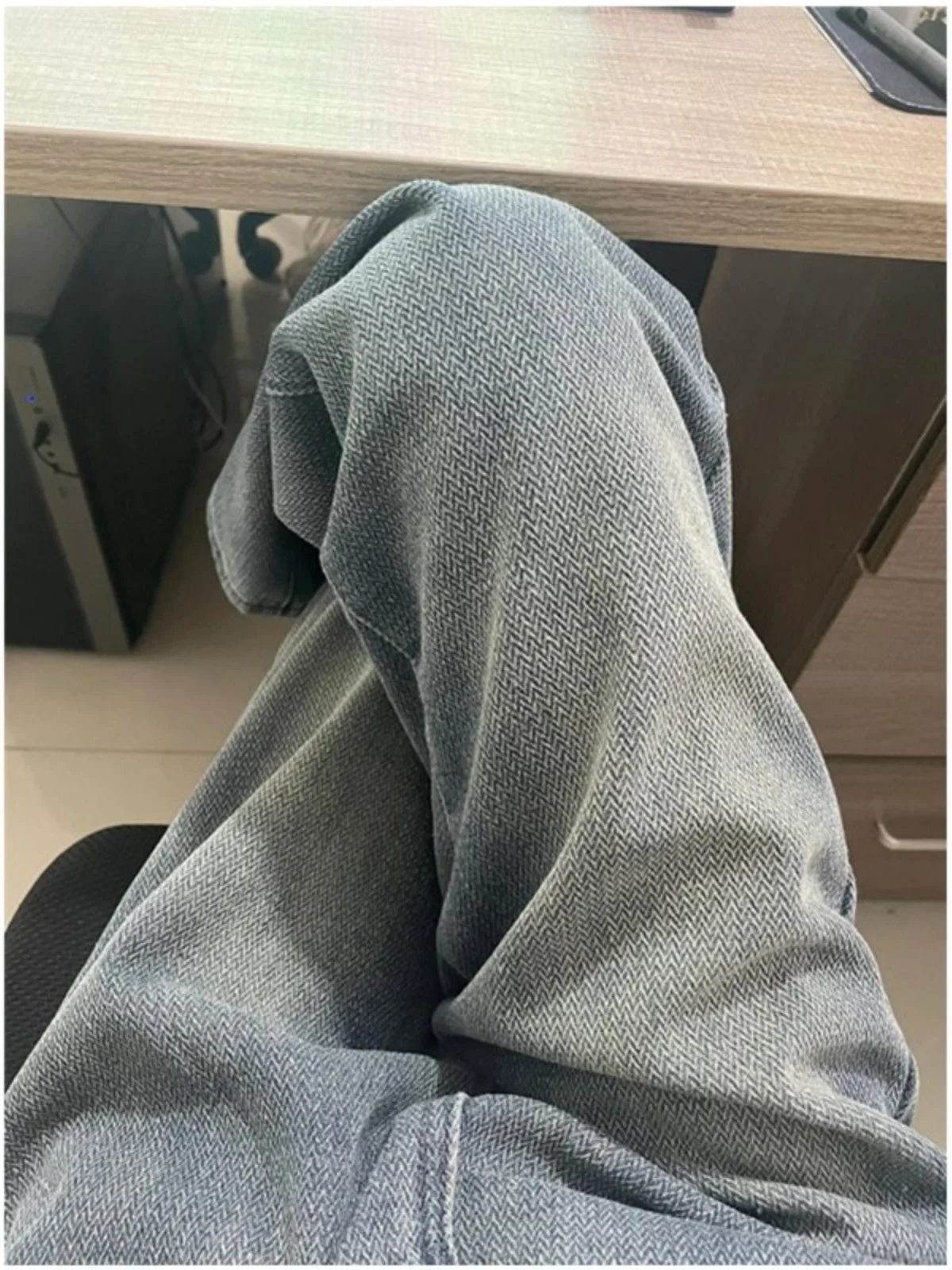 

Джинсы Starry Night Waed в винтажном стиле с прямыми штанинами, мужские, модные, для уличной моды, с эффектом похудения, широкие брюки, молодежные, износостойкие