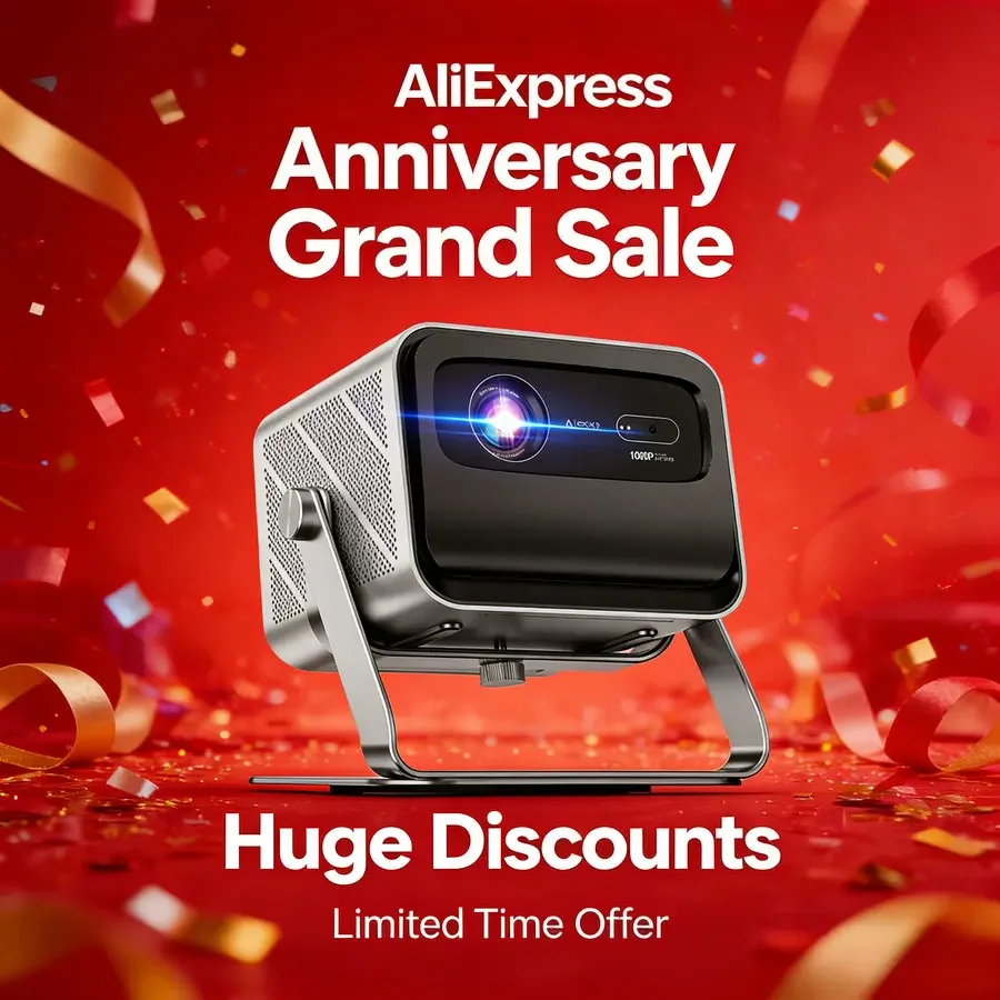 Projektor przenośny VIVICINE X6 1080P Full HD 3D 4K Kino Domowe Gry Wideo Beamer WiFi Auto Focus z Oryginalnym Wsparciem GTV