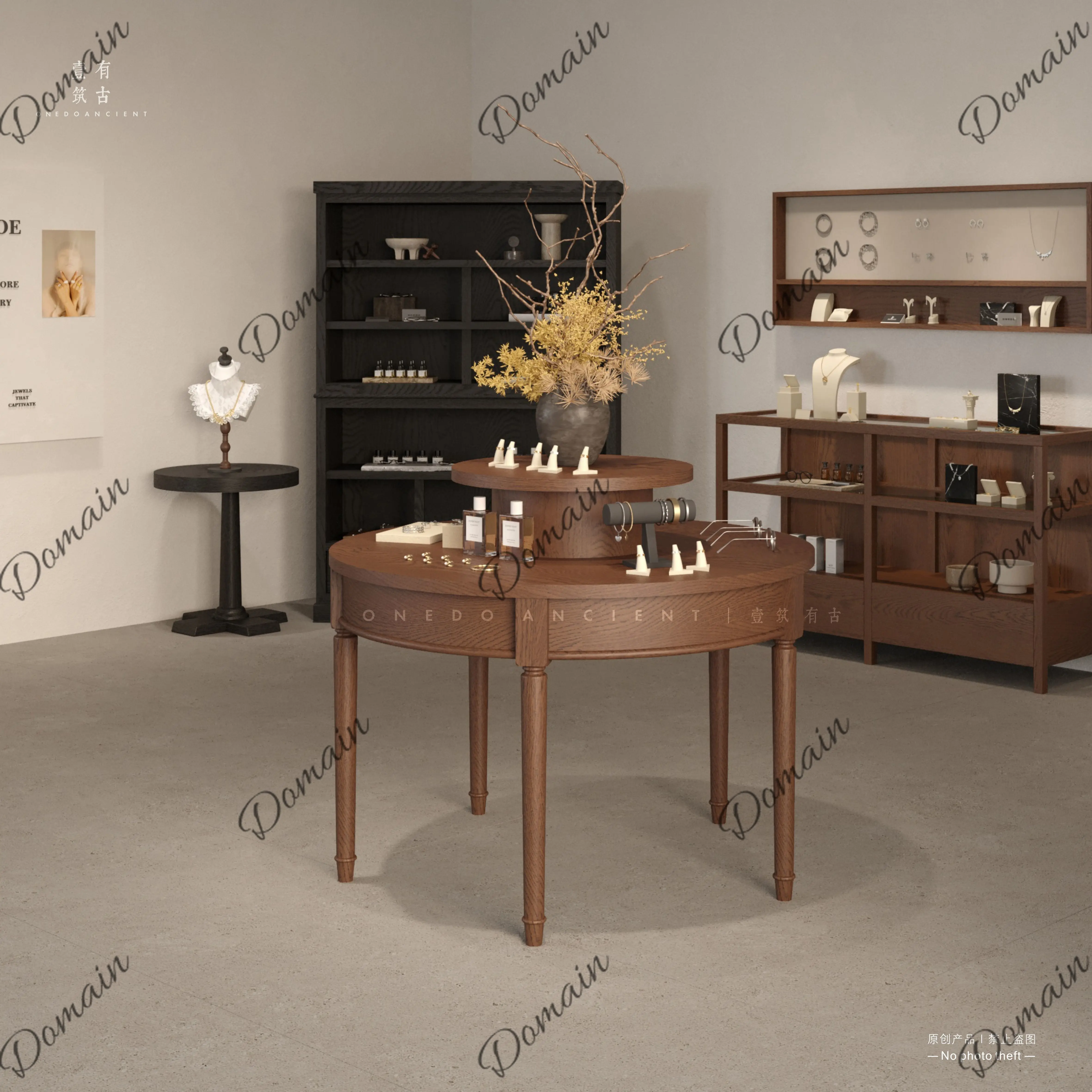 패션 레트로 우드 나카지마 스탠드 디스플레이 스탠드 상 - Display Stand Wood 리뷰 및 가격