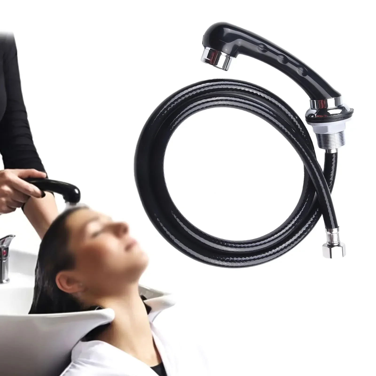 

Handheld Shower Head Hose Set Washbasin Faucet Nozzle Extention Hair Washing Parts Hair Salon Shampoo Bed Accessories