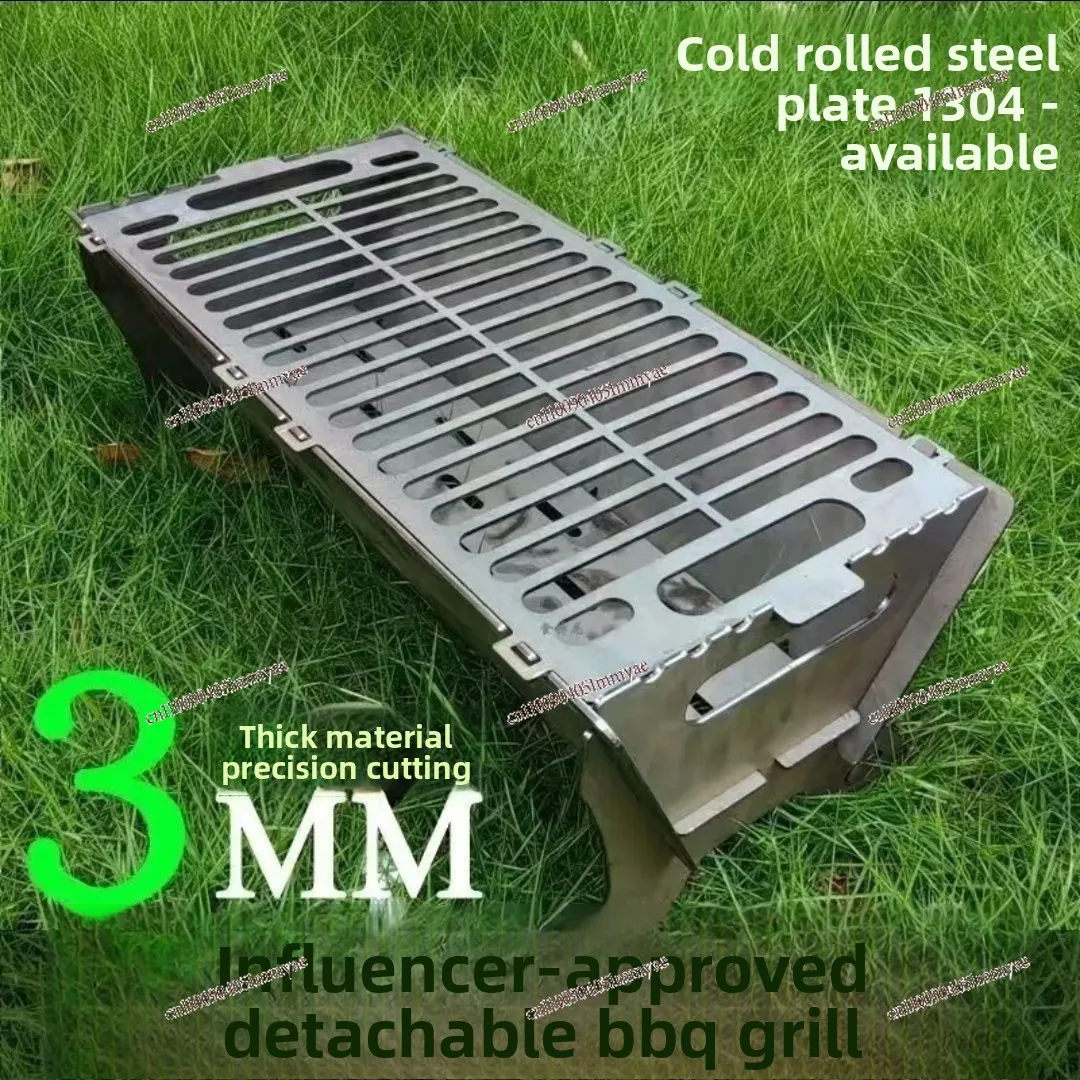 New Outdoor Grill Portable Folding Camping Charcoal Grill