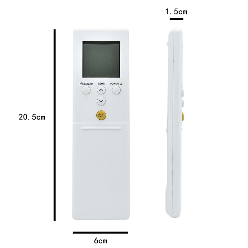 Telecomando bianco per condizionatore FUJITSU AR-REM5E AR-REG1U ARREG1U AGU9RLF